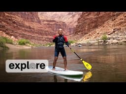 Man on a Paddle